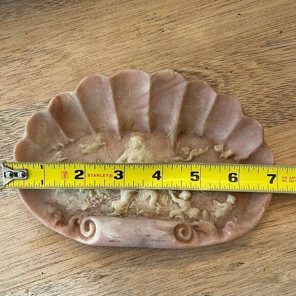 Inviolate vintage Venus Gorgeous shell shape soap dish trinket dish pink blush - Picture 5 of 5